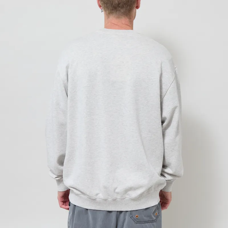Foret Flag Sweatshirt Snow Melange-2