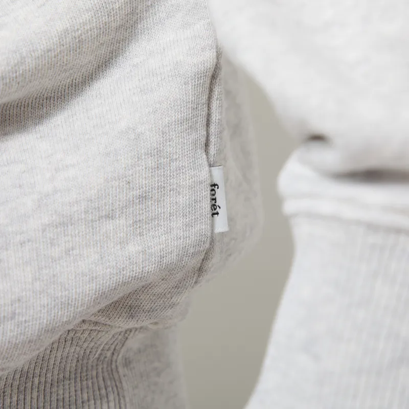 Foret Flag Sweatshirt Snow Melange-5