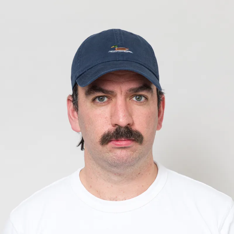 Foret Duck Washed Cap Navy-1