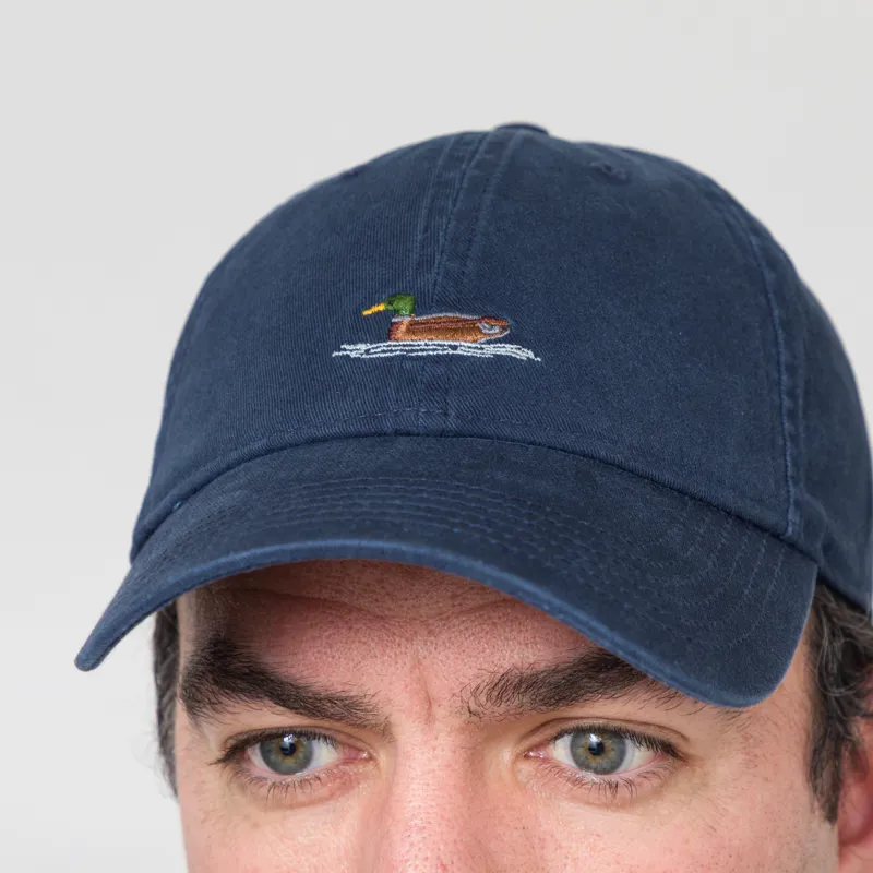 Foret Duck Washed Cap Navy-3