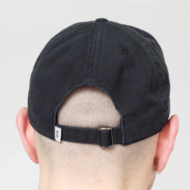 Foret Globus Washed Cap Black-4