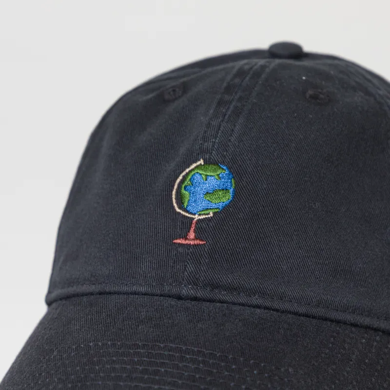 Foret Globus Washed Cap Black-3