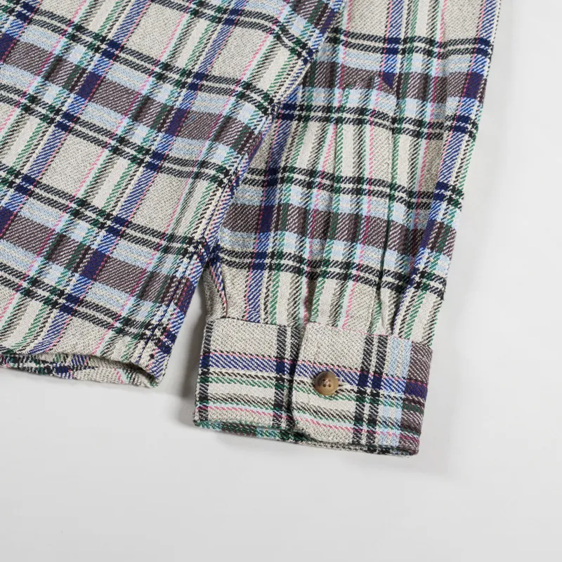 Fucking Awesome Rusty Plaid Flannel Grey-7