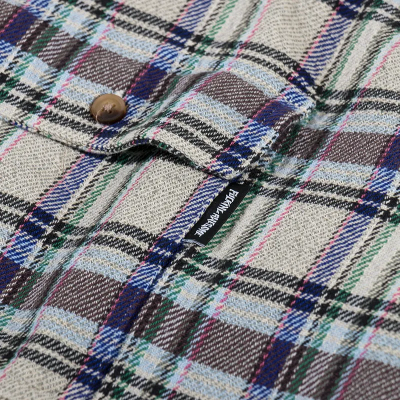 Fucking Awesome Rusty Plaid Flannel Grey-4