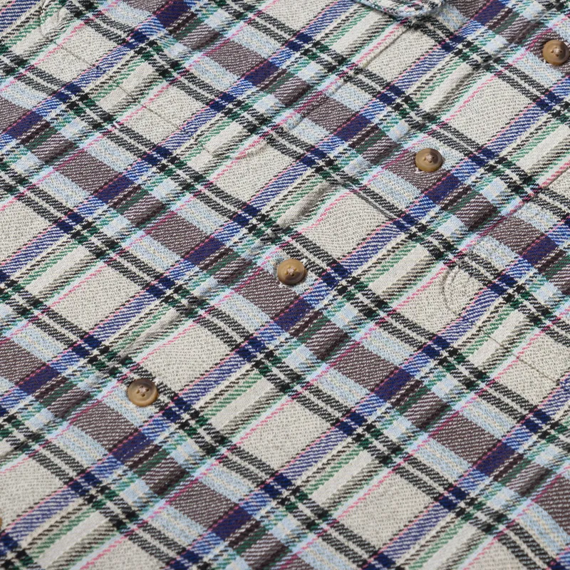 Fucking Awesome Rusty Plaid Flannel Grey-5