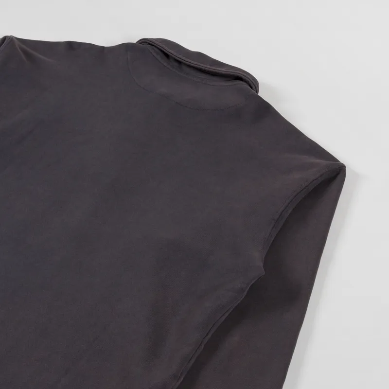 Fucking Awesome Blackletter Rugby Shirt Dark Grey-3