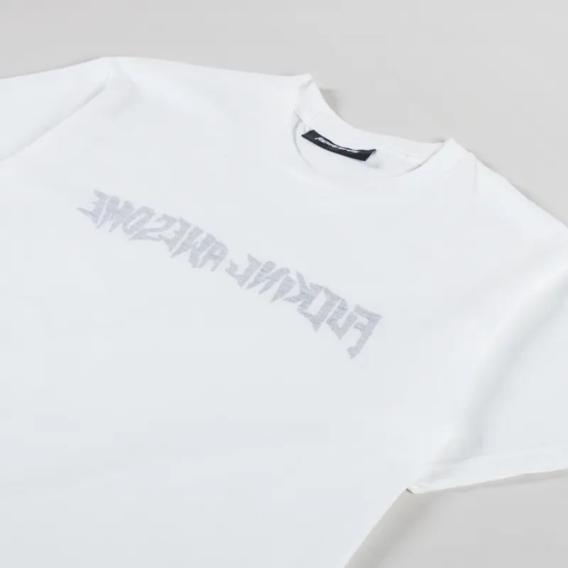 Fucking Awesome Inside Out Stamp T Shirt White-1