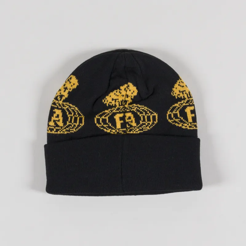 Fucking Awesome Flea The World Beanie Black-1