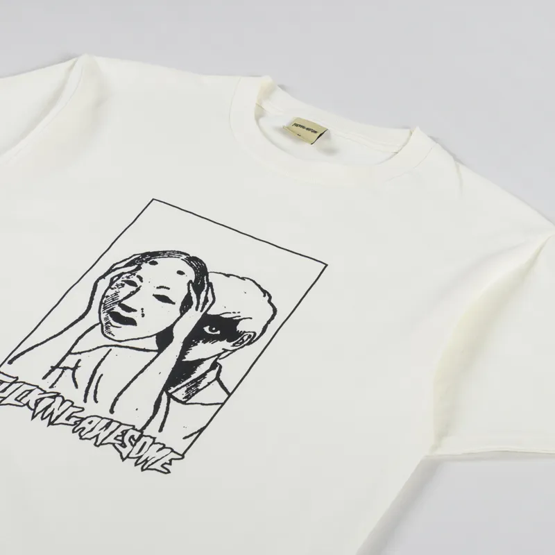 【FUCKING AWESOME】THE VEILED DRAGON TEE OFF WHITE Fucking Awesome - The Veiled Dragon T-Shirt - Off-White