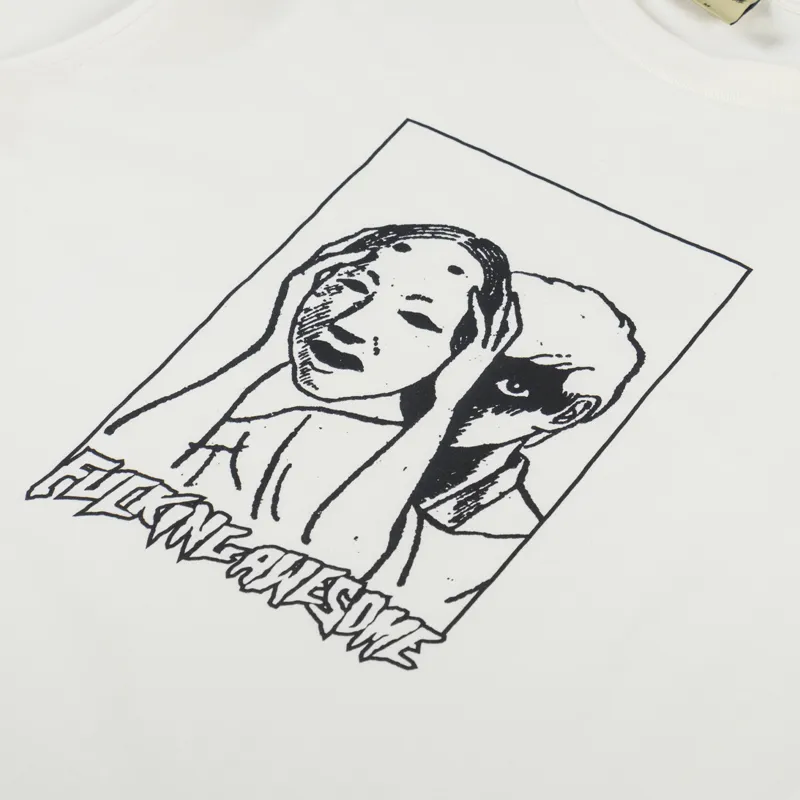 【FUCKING AWESOME】THE VEILED DRAGON TEE OFF WHITE Fucking Awesome - The Veiled Dragon T-Shirt - Off-White