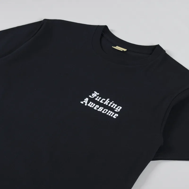 Fucking Awesome 14th Century T Shirt Black-3