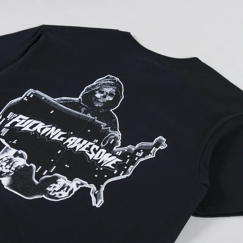 Fucking Awesome 14th Century T Shirt Black-2