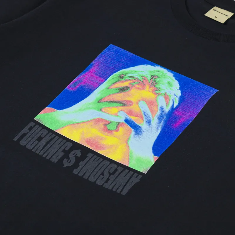 Fucking Awesome Migraine T Shirt Black-2