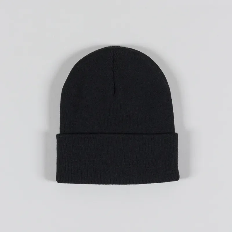 Fucking Awesome Drip Embroidered Beanie Black-1