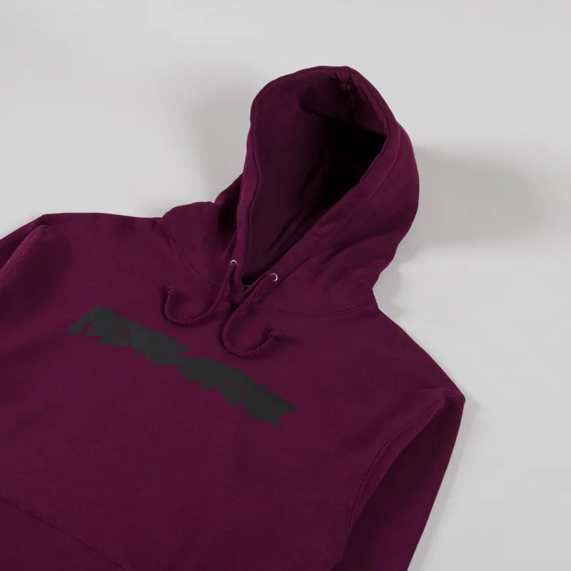 Fucking Awesome Ink Trap Stamp Hoodie Maroon-2