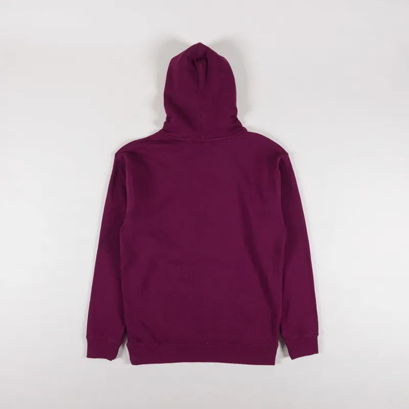 Fucking Awesome Ink Trap Stamp Hoodie Maroon-1