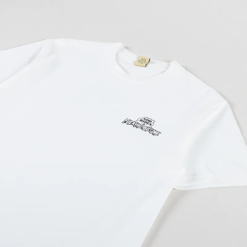Fucking Awesome God Rides T Shirt White-3