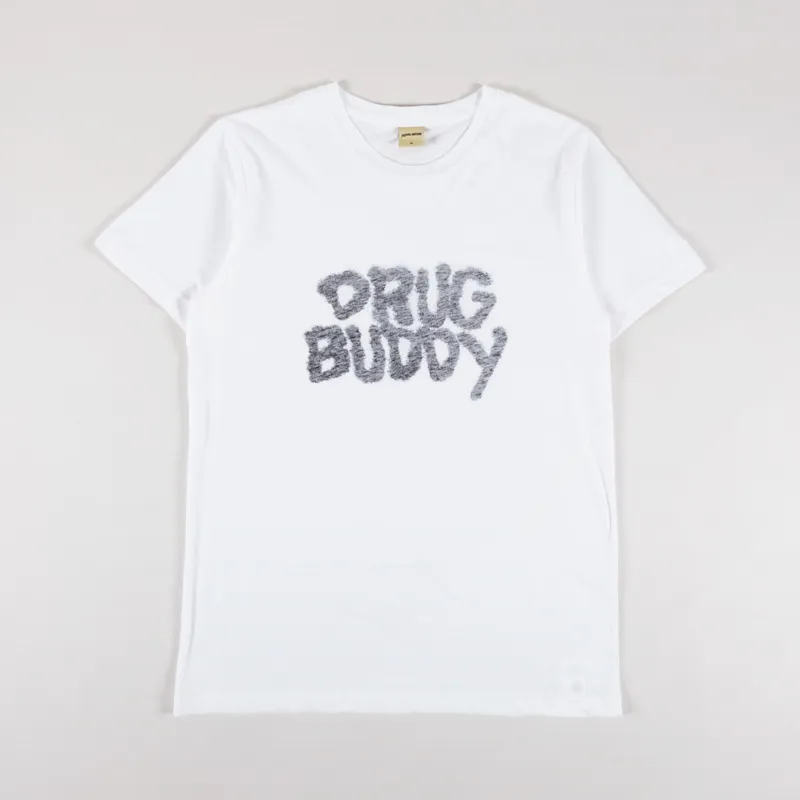 Fucking Awesome Drug Buddy T Shirt White
