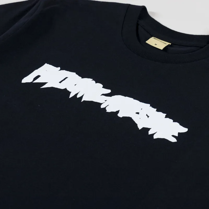 Fucking Awesome Mens Graphic Ink Trap Stamp Logo T Shirt Black