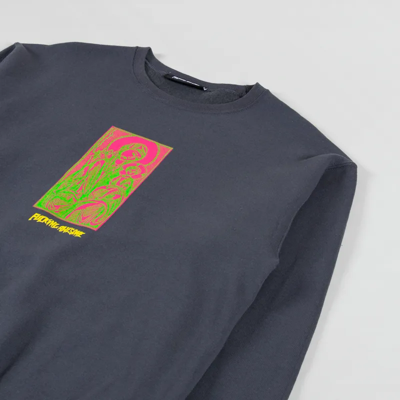 【FUCKING AWESOME】HATE THE PAIN AWAY CREWNECK CHARCOAL CvjUzUxM9s5MV8WnVsx5_PN25495-