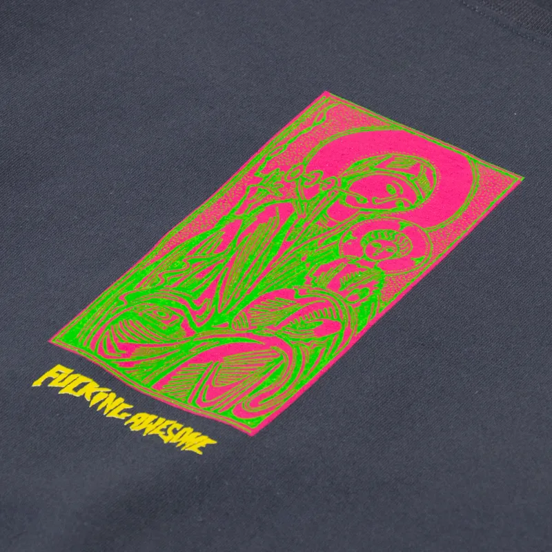 【FUCKING AWESOME】HATE THE PAIN AWAY CREWNECK CHARCOAL Fucking Awesome Hate The Pain Away Crewneck | Apparel » Buy