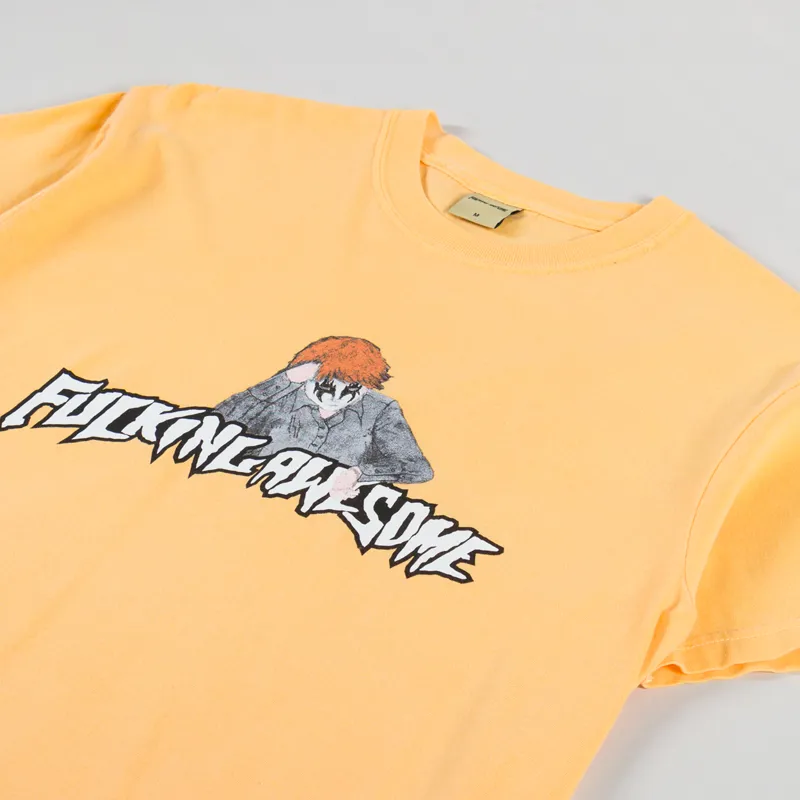 Fucking Awesome Aidan Painting Stamp Logo T Shirt Monarch-1