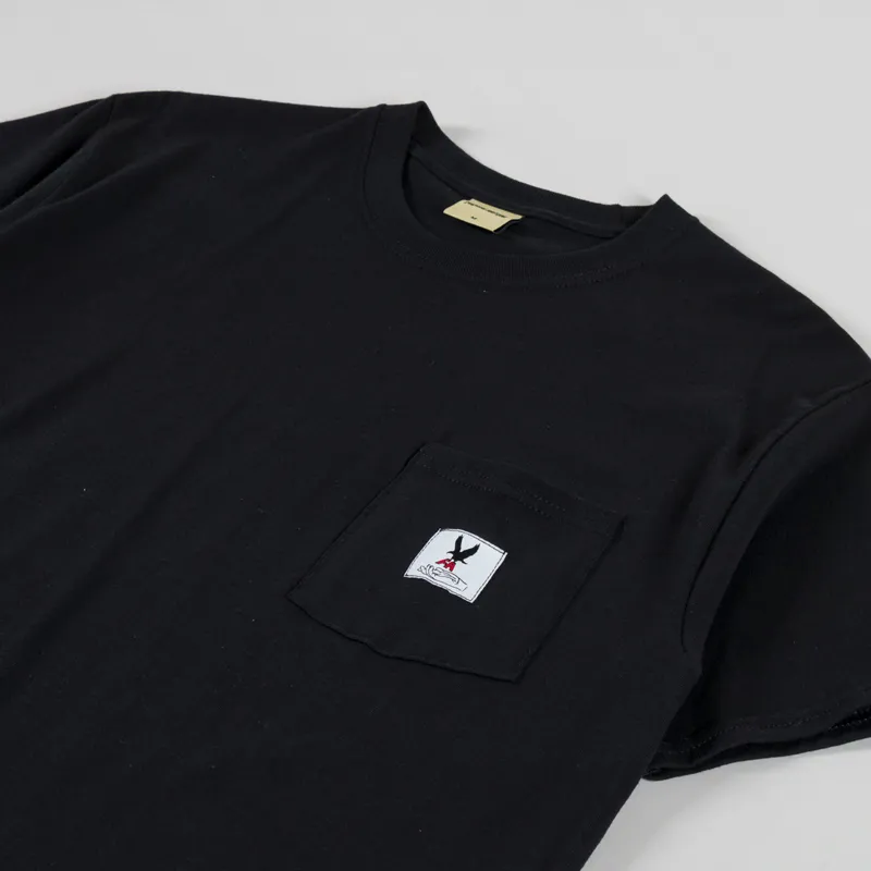 Fucking Awesome Eagle Pocket T Shirt Black-1