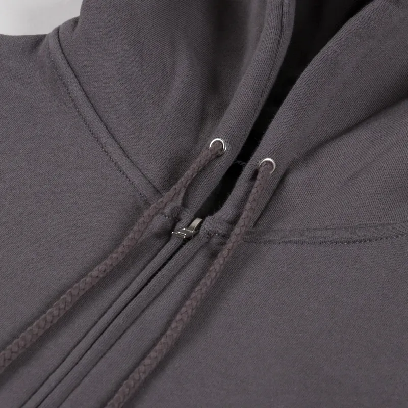 Fucking Awesome Brinda Zip Hoodie Charcoal-6