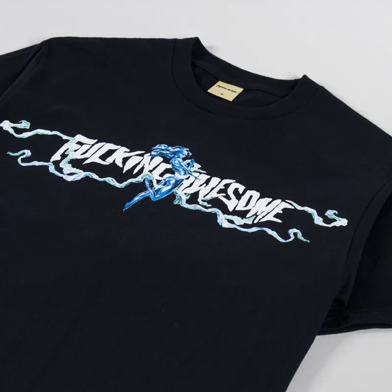 Fucking Awesome Baskin Ribbons T Shirt Black-1