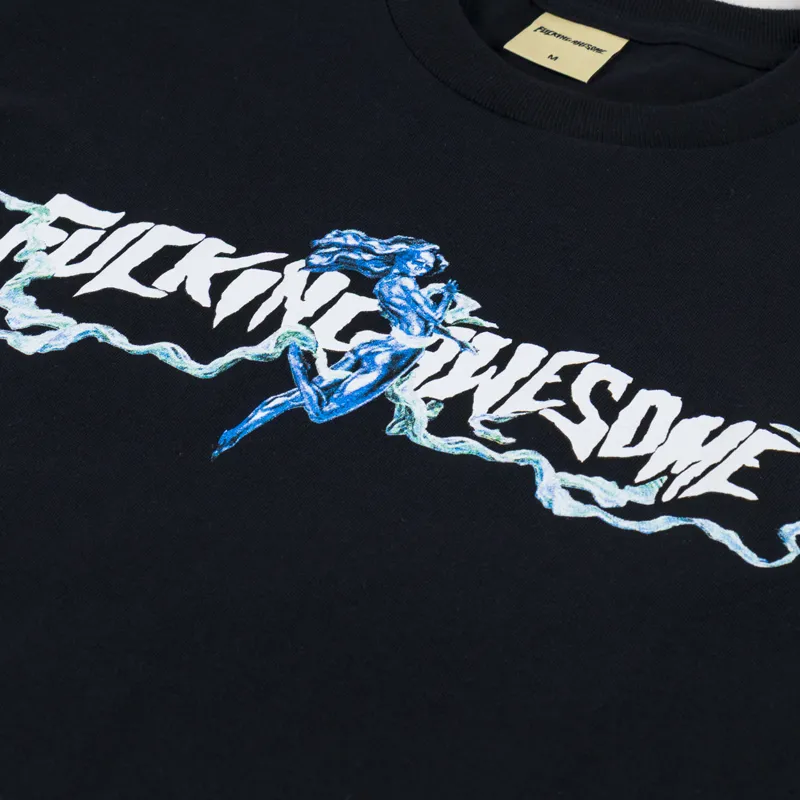Fucking Awesome Baskin Ribbons T Shirt Black-2