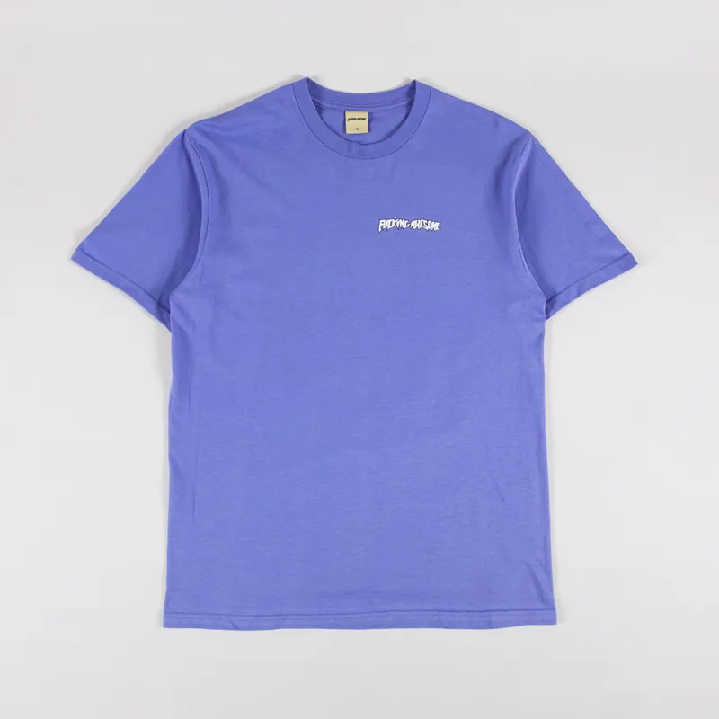 Fucking Awesome Believe T Shirt Violet-1