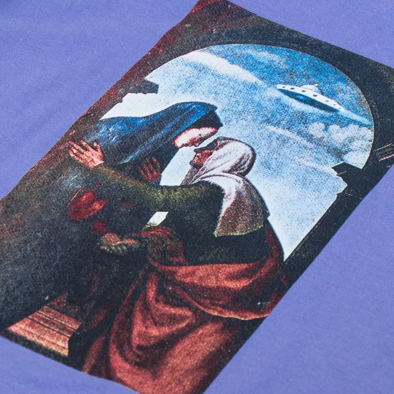 Fucking Awesome Believe T Shirt Violet-4