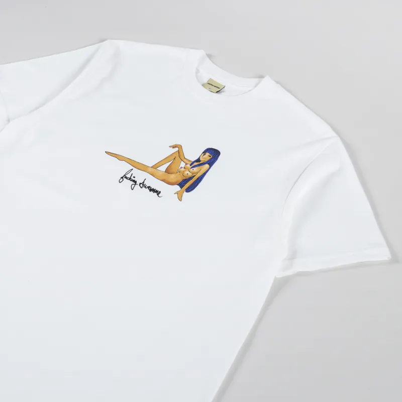 Fucking Awesome FA World Girl T Shirt White-1
