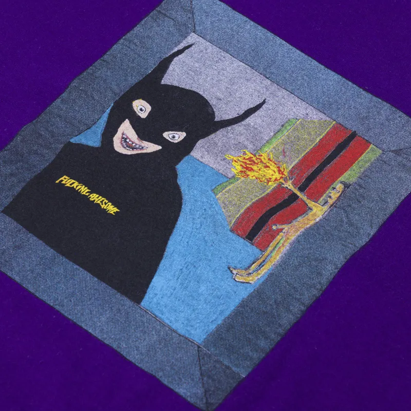 Fucking Awesome Welcome To Funky Town T Shirt Purple-2