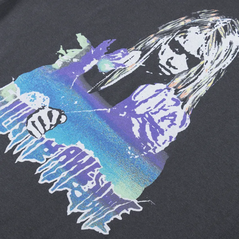 Fucking Awesome Fille Du Mal T Shirt Pepper-2