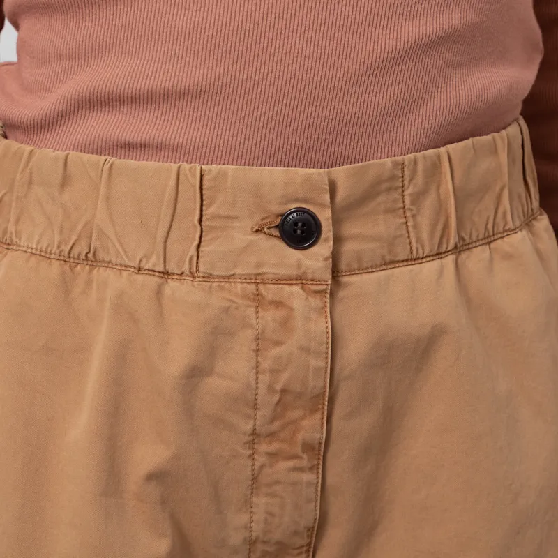 Girls Of Dust Womens Sultan Pants Fine Broken Twill Almond-9