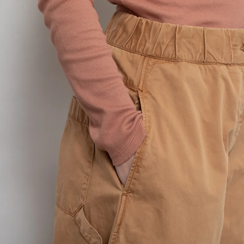 Girls Of Dust Womens Sultan Pants Fine Broken Twill Almond-8