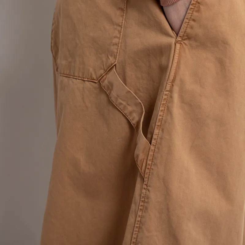 Girls Of Dust Womens Sultan Pants Fine Broken Twill Almond-11