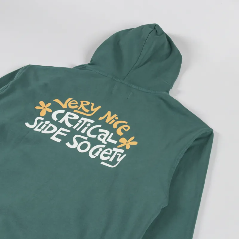 The Critical Slide Society Very Nice Hoodie Dusty Green-2