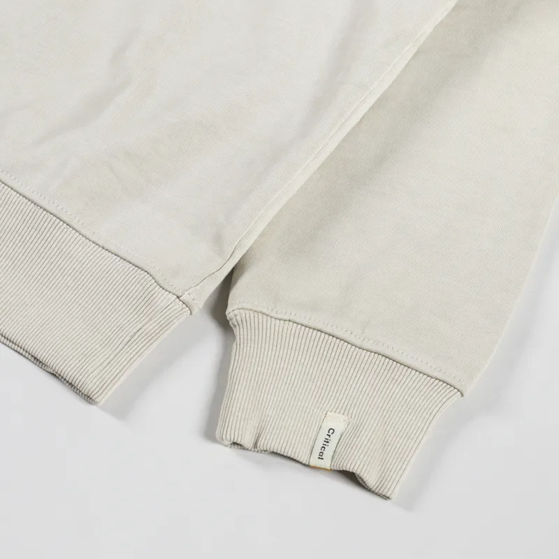 The Critical Slide Society Mellow Crew Sweatshirt Ecru-7