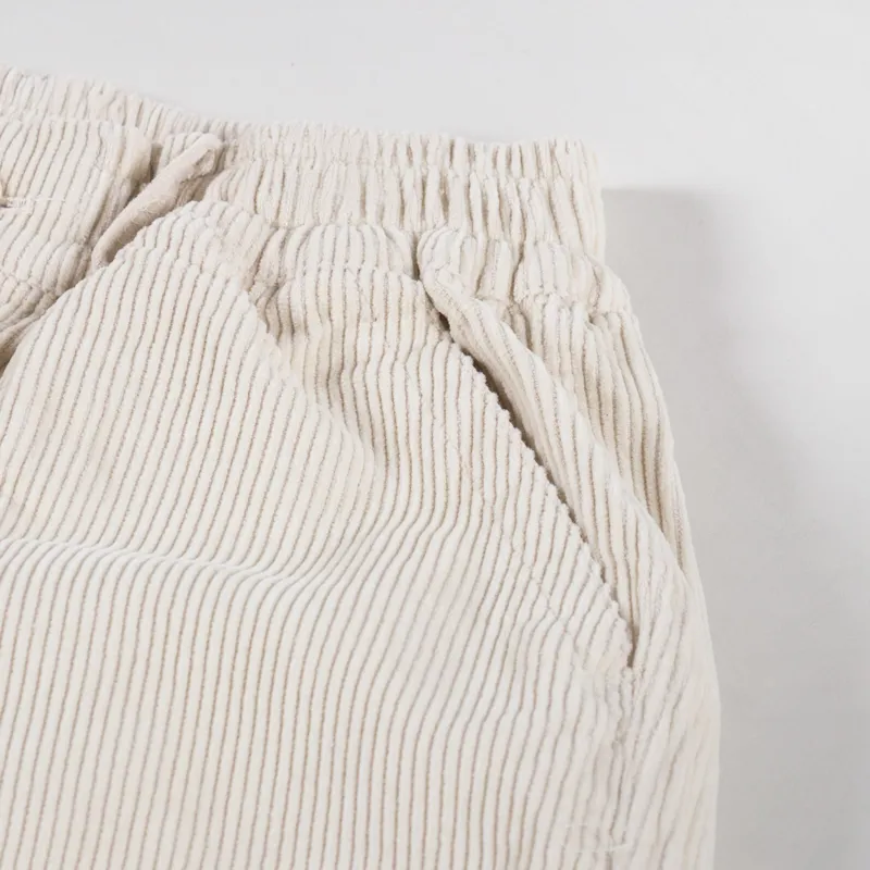 Kappy Design One Tuck Fatigue Corduroy Pants Cream-9