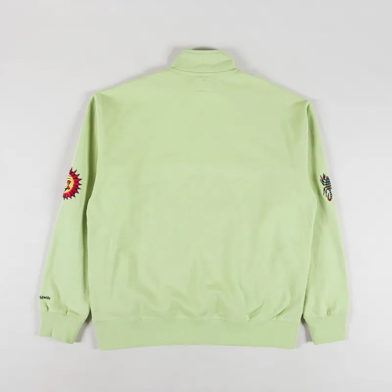 Huf Bledsoe Quarter Zip Fleece Pistachio -1