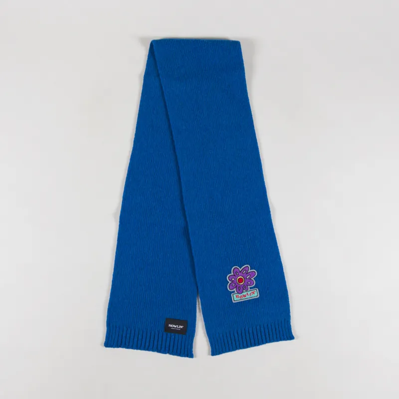 Howlin' Unisex Wool Flower Scarf Sky Dream Blue