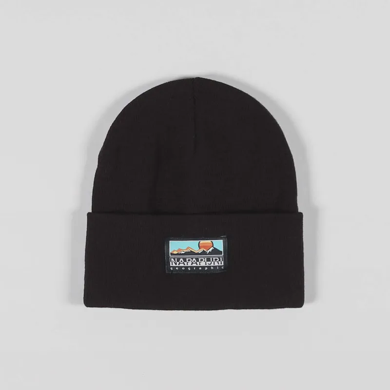Napapijri Mountain Beanie Brown Ebony