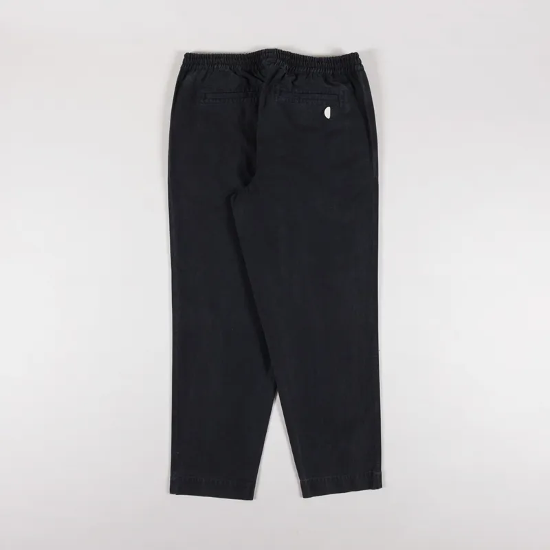 Folk Drawcord Assembly Pant Soft Black Linear Texture