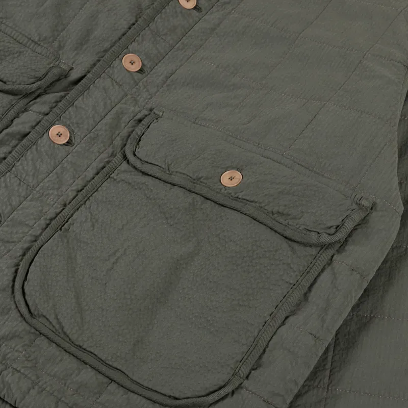 Folk Lightweight Liner Jacket Dark Sage-5