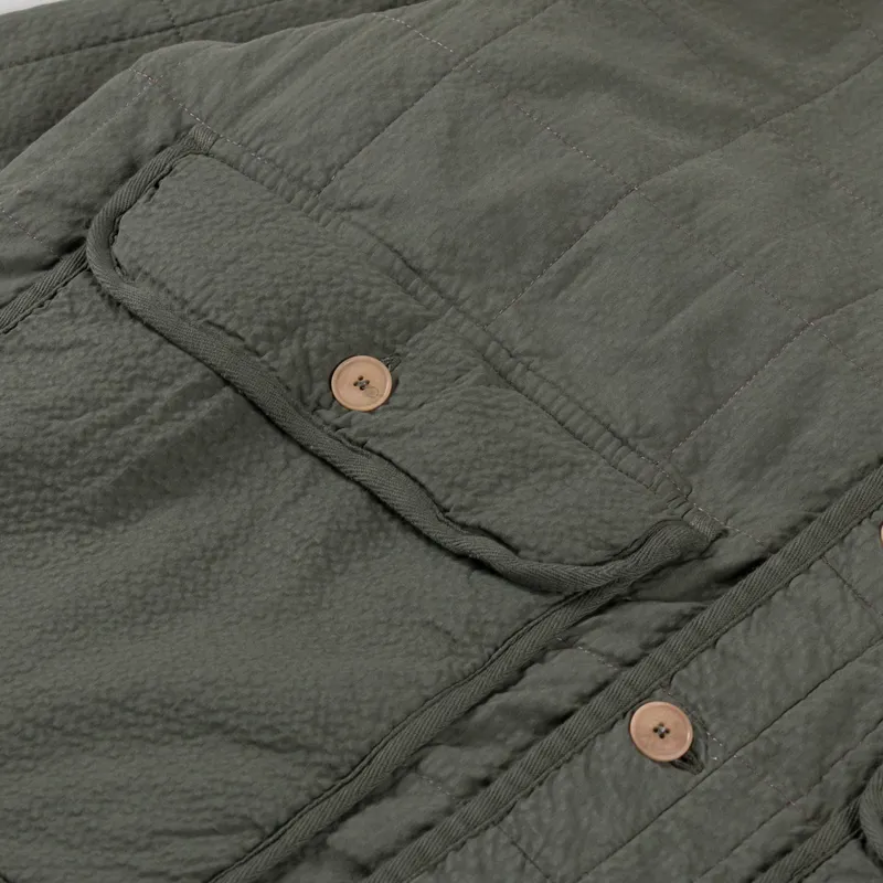 Folk Lightweight Liner Jacket Dark Sage-4