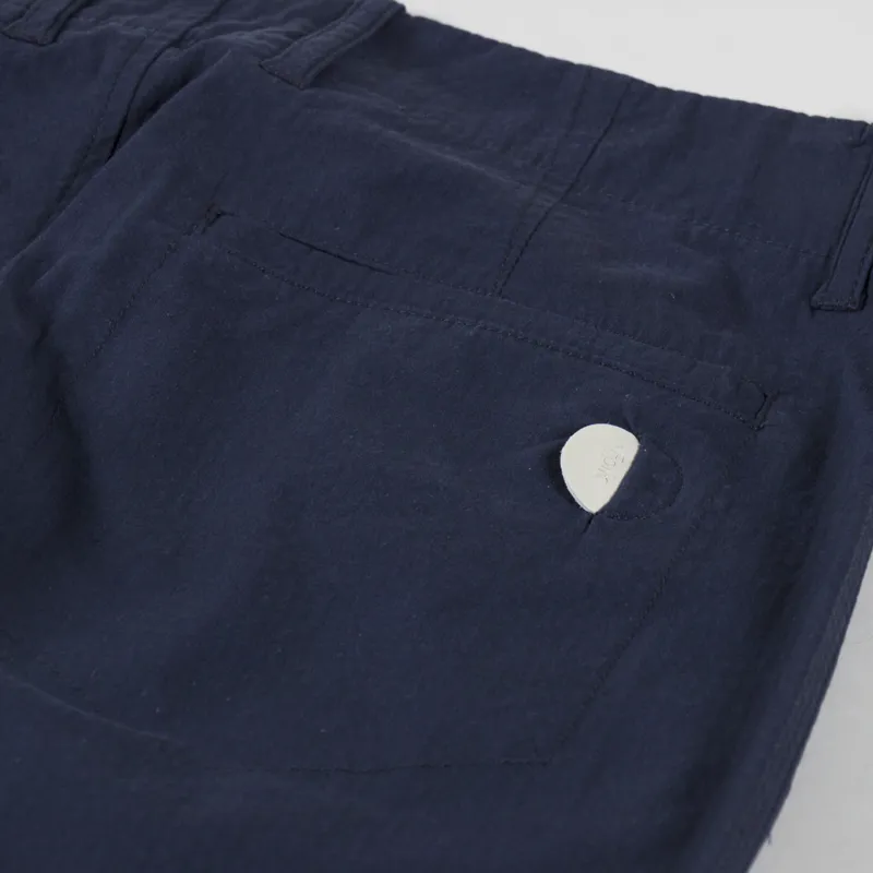 Folk Assembly Pant Navy Seersucker-9