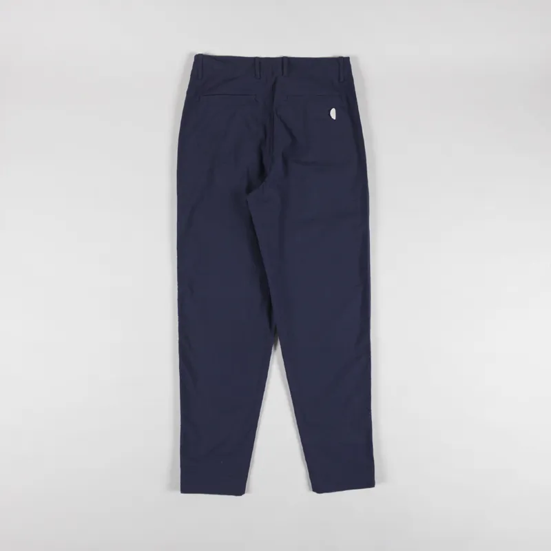 Folk Assembly Pant Navy Seersucker