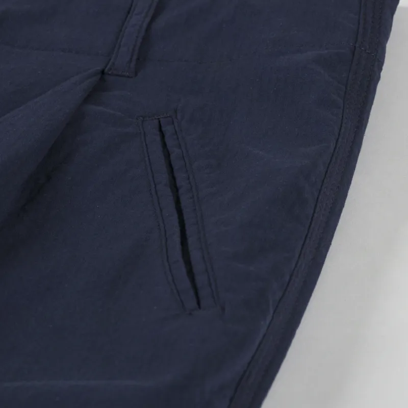 Folk Assembly Pant Navy Seersucker-7